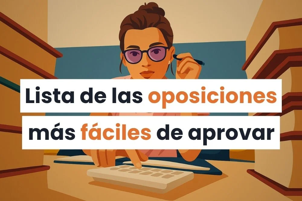 Oposiciones más fáciles de aprobar en España [2025]