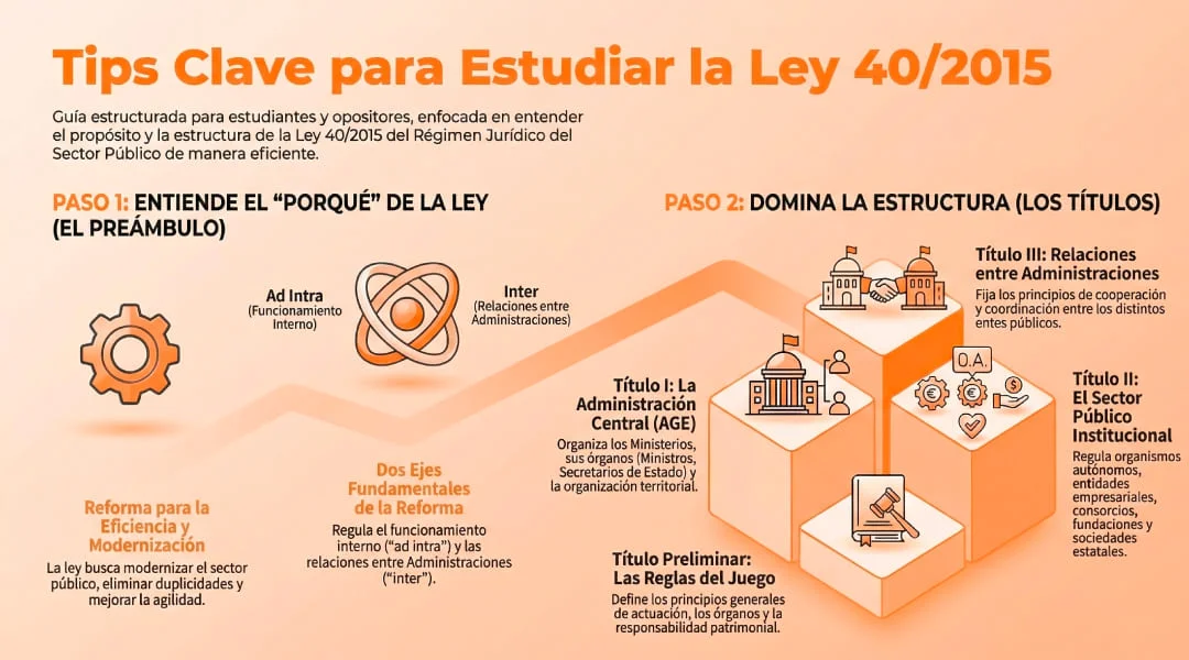 Tips para estudiar Ley 40/2015