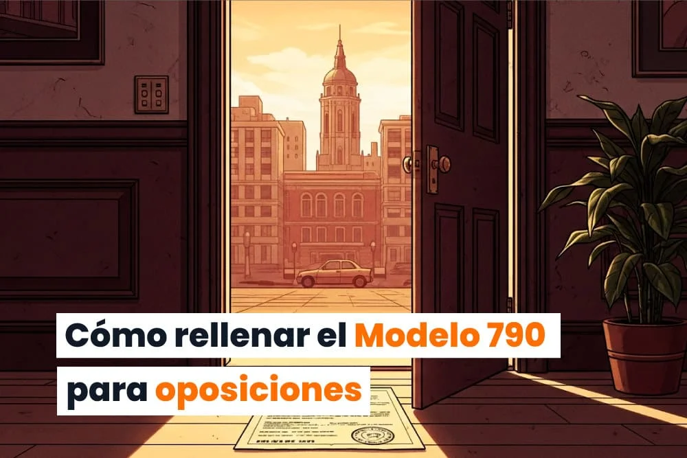 Cómo rellenar el modelo 790 para OPOSICIONES: guía paso a paso [2026]