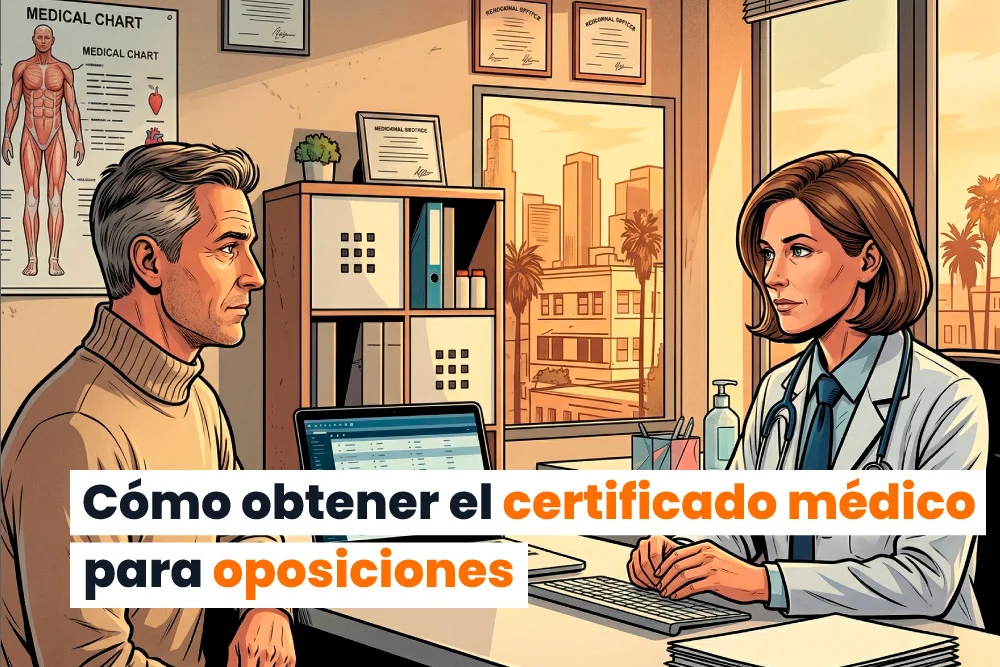 Certificado médico para oposiciones: qué es, cómo conseguirlo y cuándo lo necesitas
