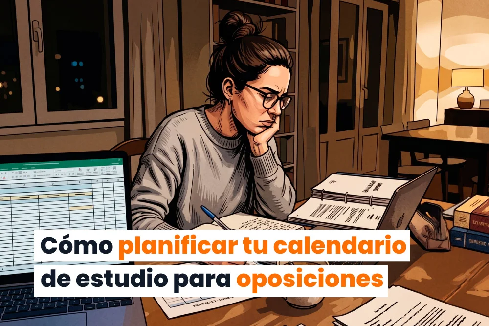 Planning de estudio para oposiciones: cómo organizarte de verdad