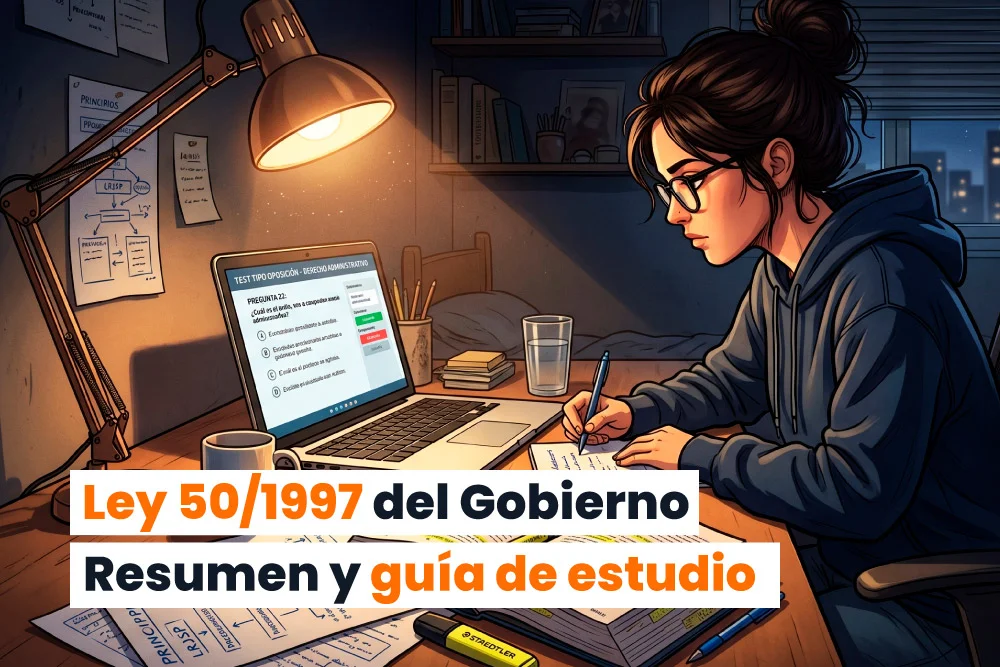 Ley 50/1997 del Gobierno: como estudiarla y no confundirte con la Constitución