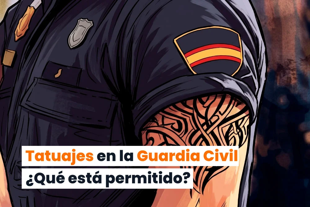 Tatuajes en la Guardia Civil: qué permite la nueva normativa 